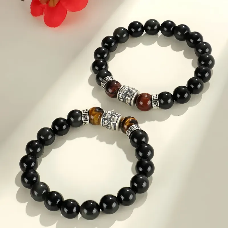Noritake Obsidian Bracelets Unisex-7