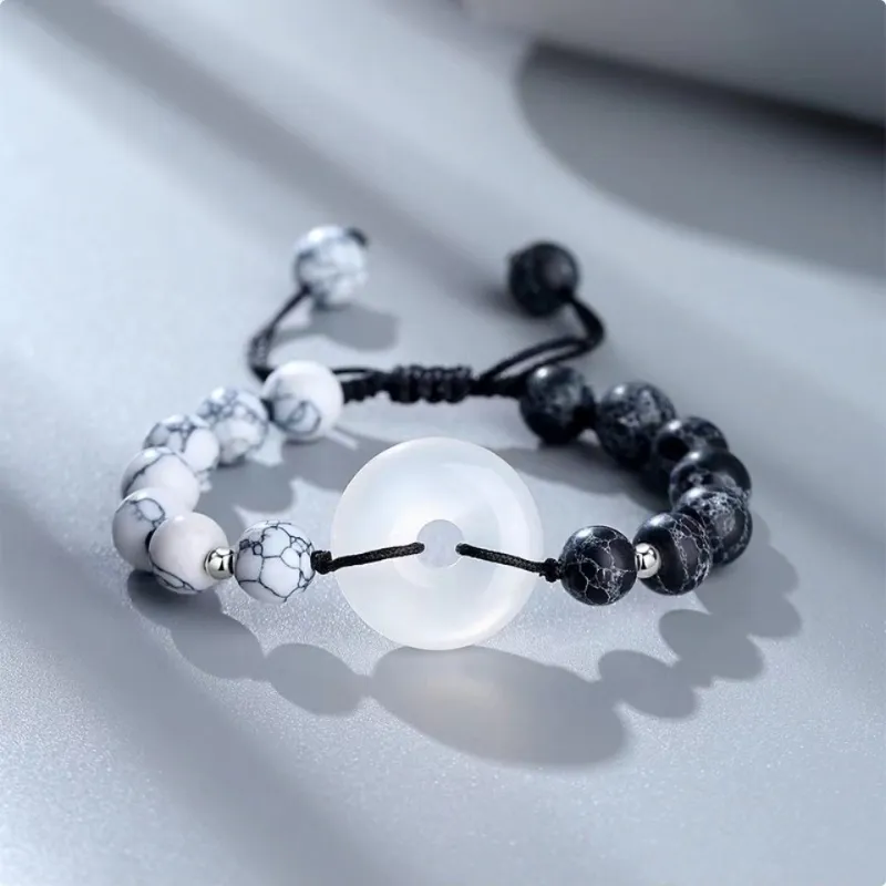 Noritake Agate Jade Bracelets Unisex-14