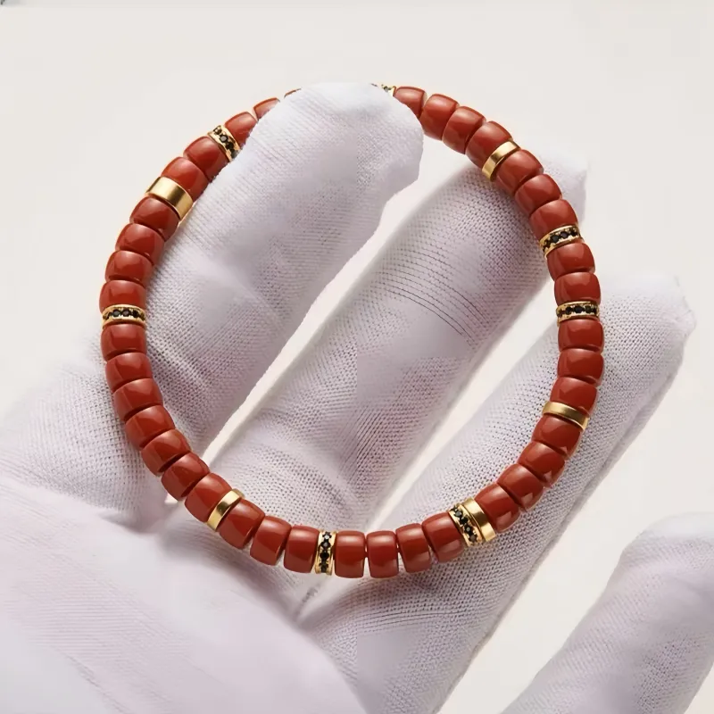Noritake Southern Red Agate Bracelets Unisex-1