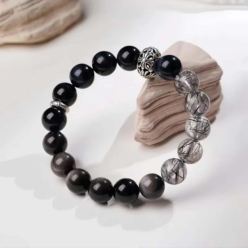 Noritake Obsidian Bracelets Unisex-2