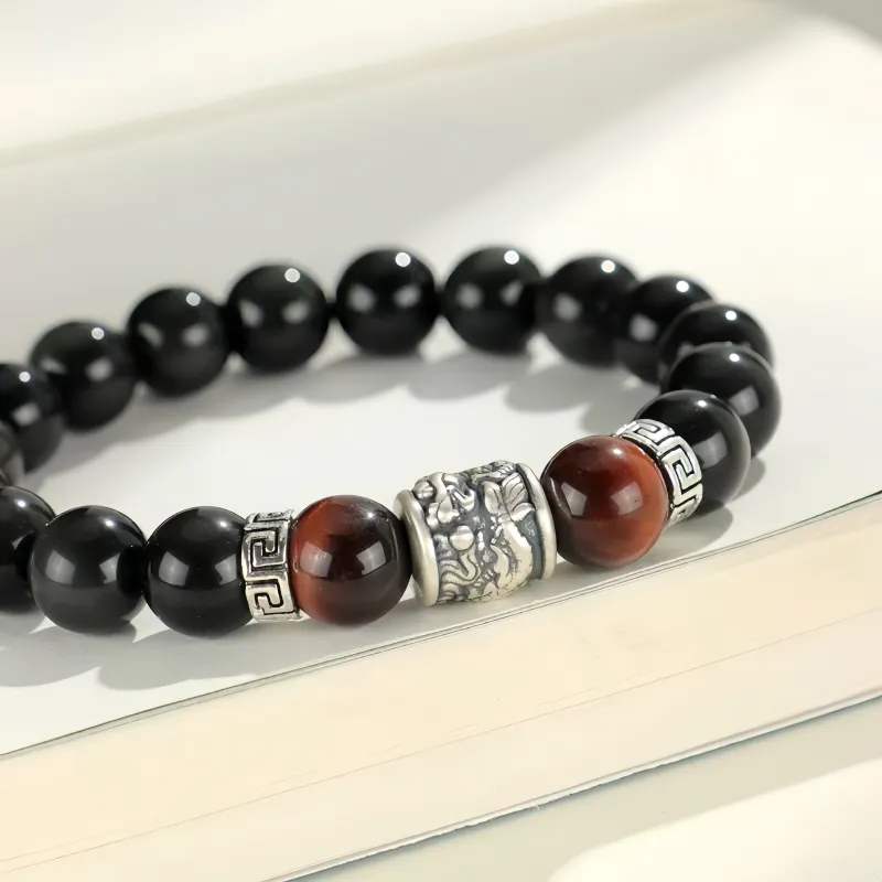 Noritake Obsidian Bracelets Unisex-4