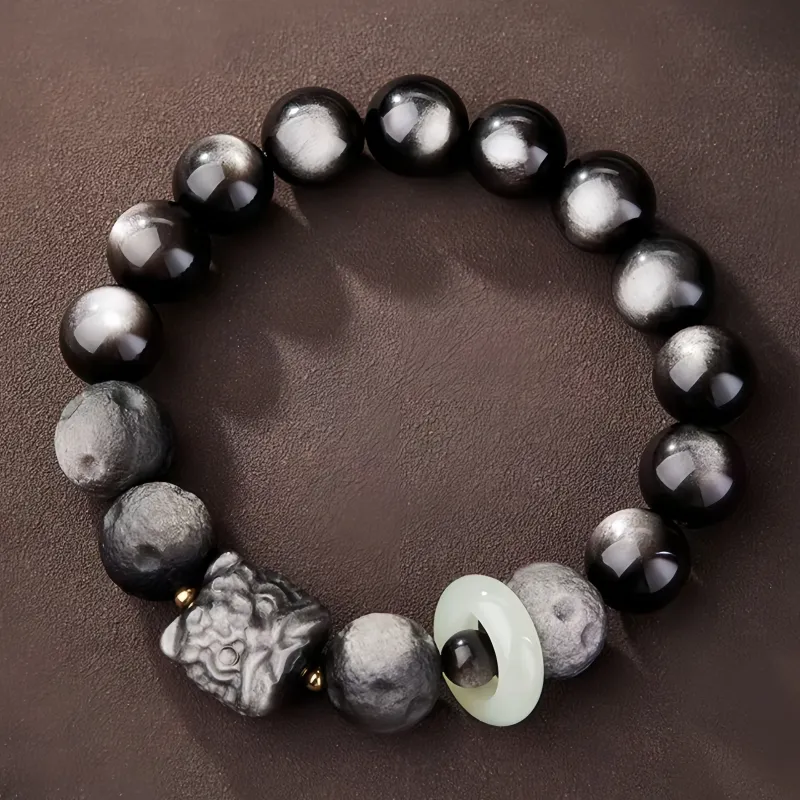 Noritake Obsidian Bracelets Unisex-7