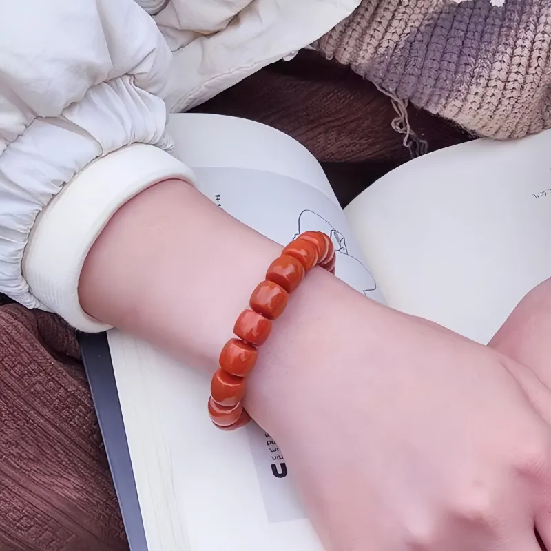 Noritake Southern Red Agate Bracelets Unisex-5