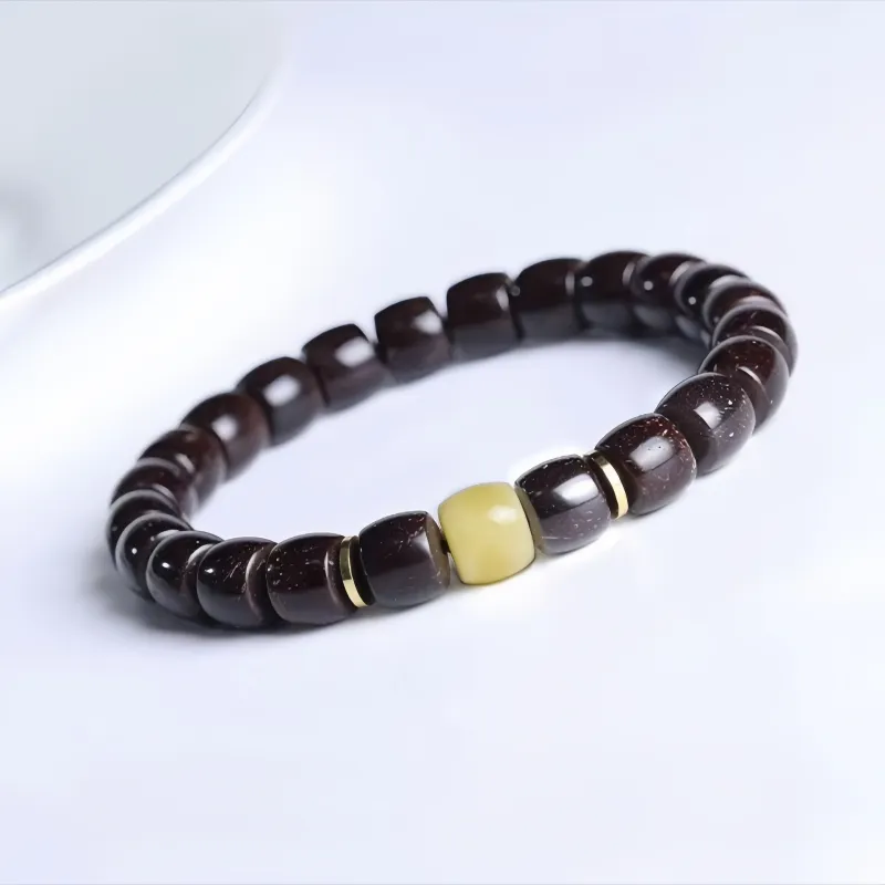 Noritake Coconut Shell Beads Bracelets Unisex-3