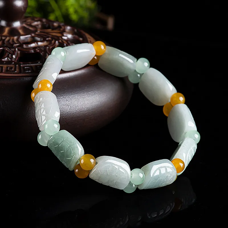 Noritake Glutinous Jade Jadeite Bracelets Unisex-1