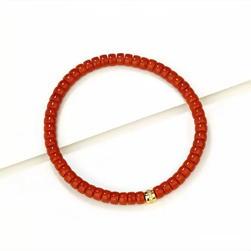 Noritake Southern Red Agate Bracelets Unisex-1