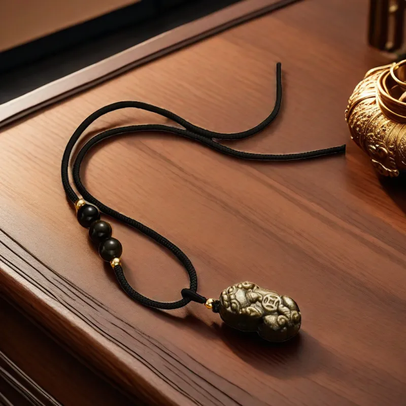 Noritake Obsidian Necklaces Unisex-2