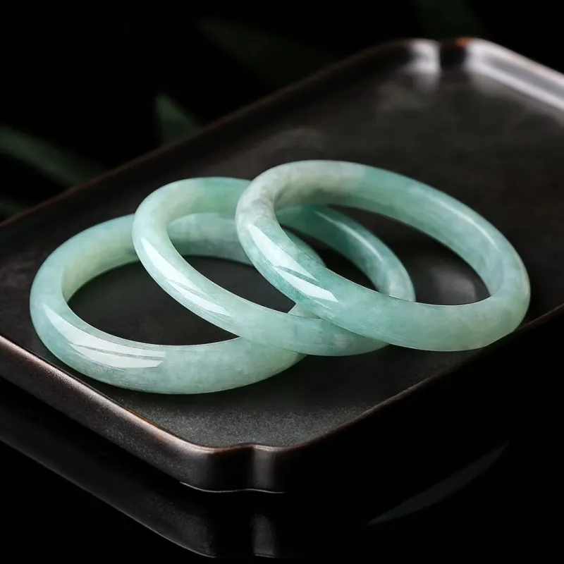 Noritake Glutinous Jade Jadeite Bangles Women's-2