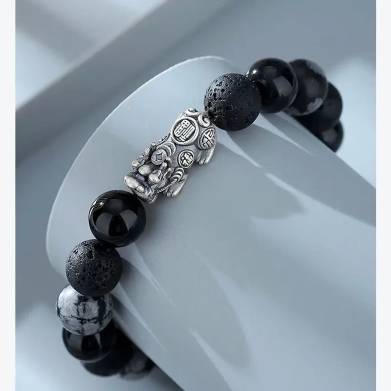 Noritake Obsidian Bracelets Unisex-5