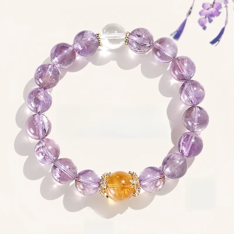 Noritake Processing Amethyst Bracelets Unisex-4