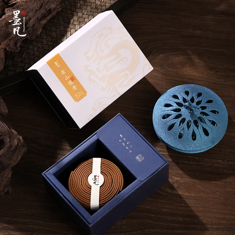 MOSFANTAL India Laoshan Sandalwood Incense For Home Use Indoor Long Lasting Coil Incense 40 Discs-6