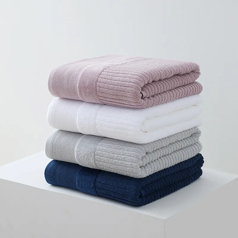 HLA Classic Solid Color 100% Cotton Towel Bath Towel-42