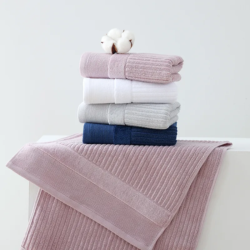 HLA Classic Solid Color 100% Cotton Towel Bath Towel-73