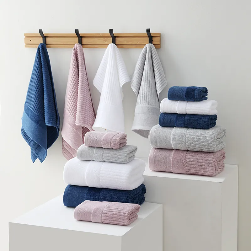 HLA Classic Solid Color 100% Cotton Towel Bath Towel-19