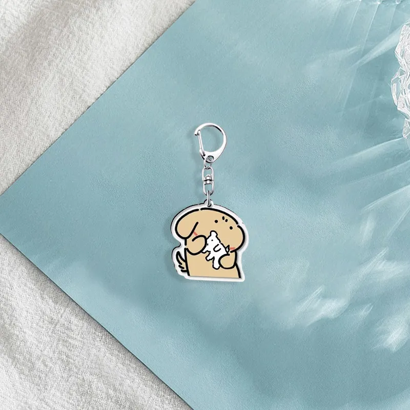 LuluCanaan Acrylic Keychains Unisex-2