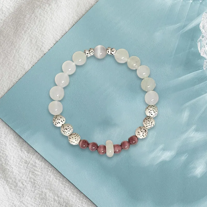 LuluCanaan Glass Cat Eye Bracelets Unisex-1