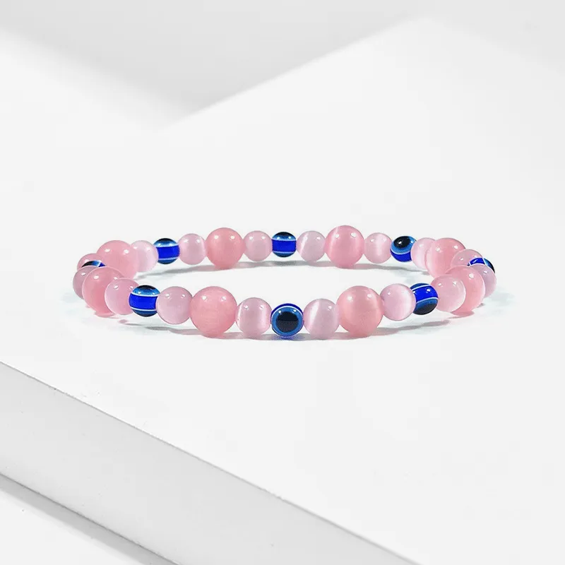 LuluCanaan Glass Cat Eye Bracelets Women's-1