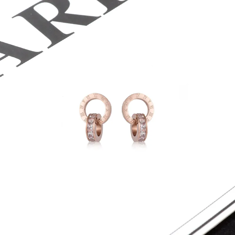 LuluCanaan Alloy Stud Earrings Women's-2