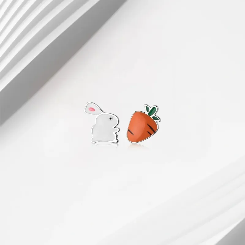LuluCanaan Alloy Stud Earrings Women's-2