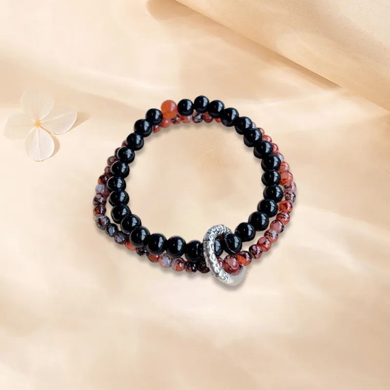 LuluCanaan Glass Cat Eye Bracelets Unisex-2