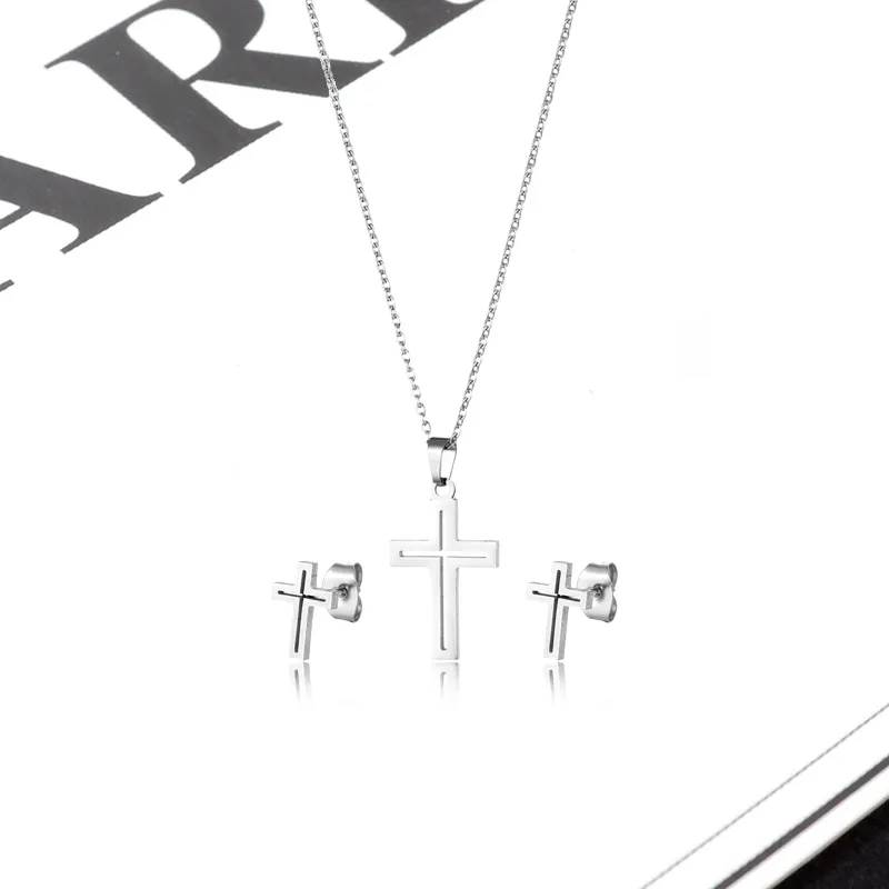 LuluCanaan Titanium Steel Necklaces Men's-1