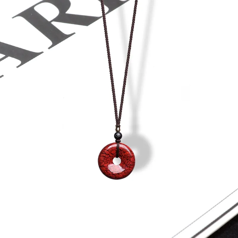 LuluCanaan Cinnabar Necklaces Unisex-1