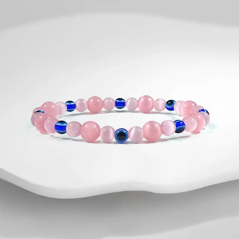 LuluCanaan Glass Cat Eye Bracelets Women's-2