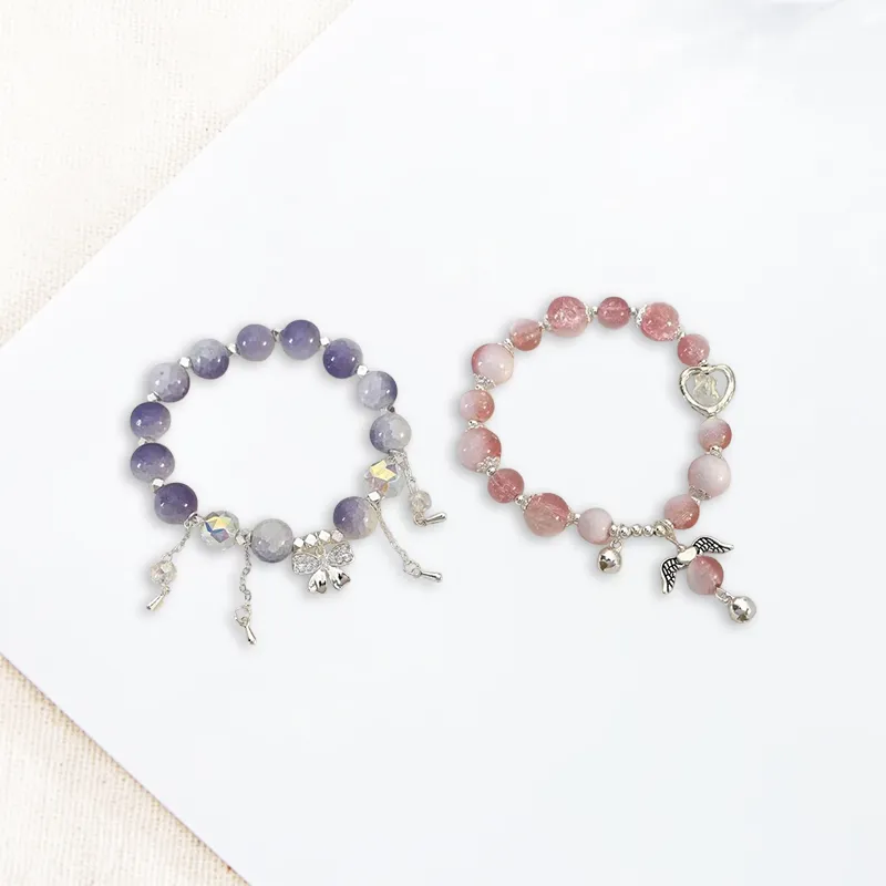 LuluCanaan Glass Bracelets Women's-2