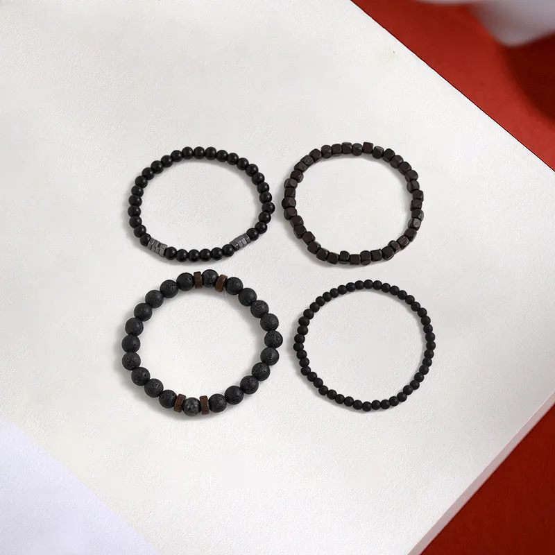LuluCanaan Hematite Bracelets Unisex-1