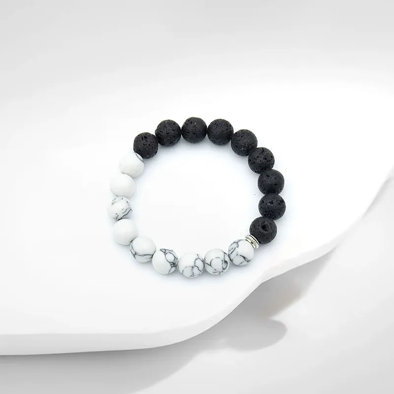 LuluCanaan Volcanic Stone Bracelets Unisex-1