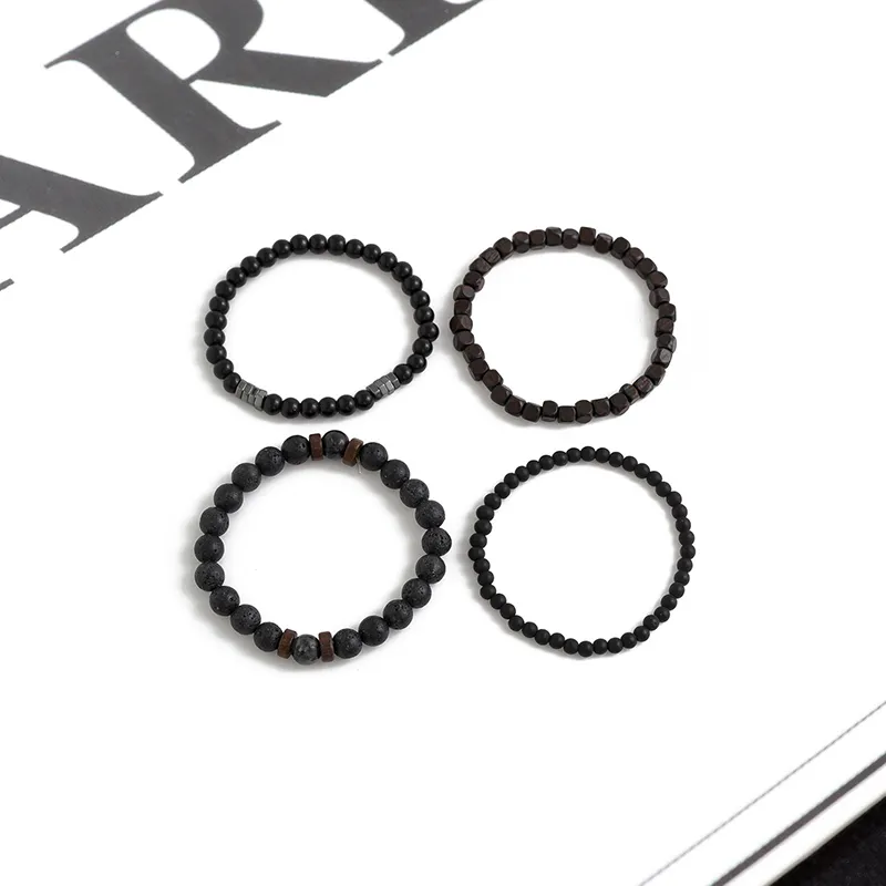 LuluCanaan Hematite Bracelets Unisex-2