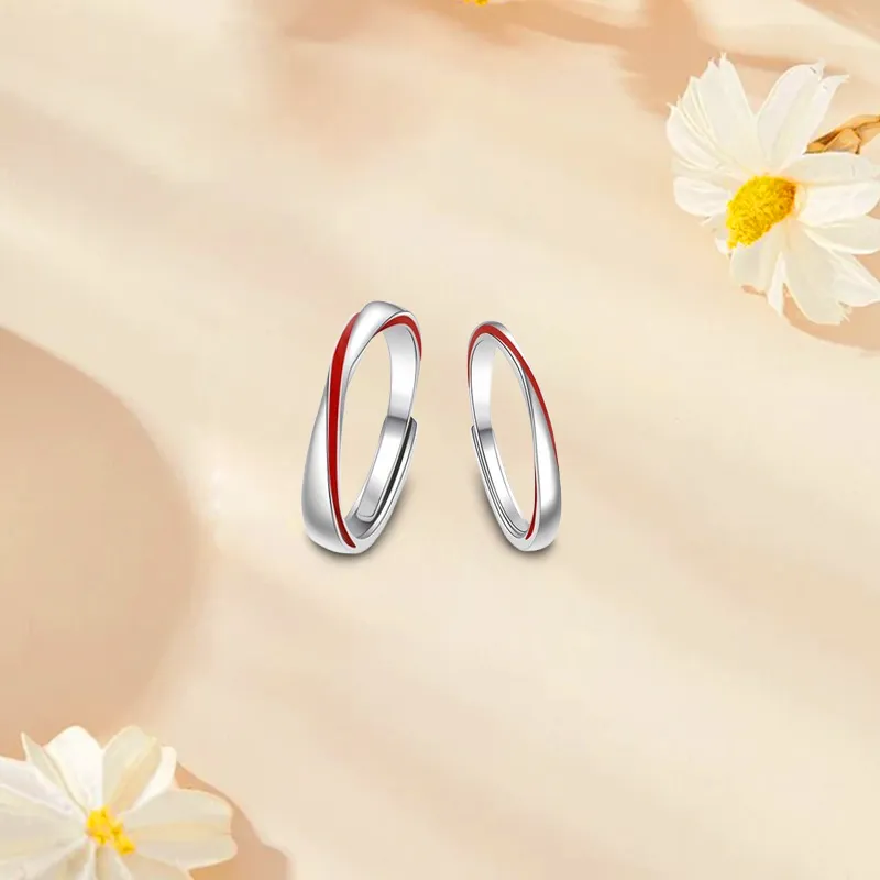LuluCanaan 999 Fine Silver Rings Unisex-1