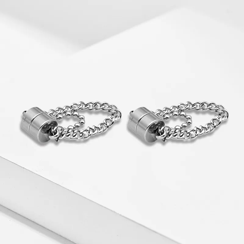 LuluCanaan Titanium Steel Earrings Unisex-2