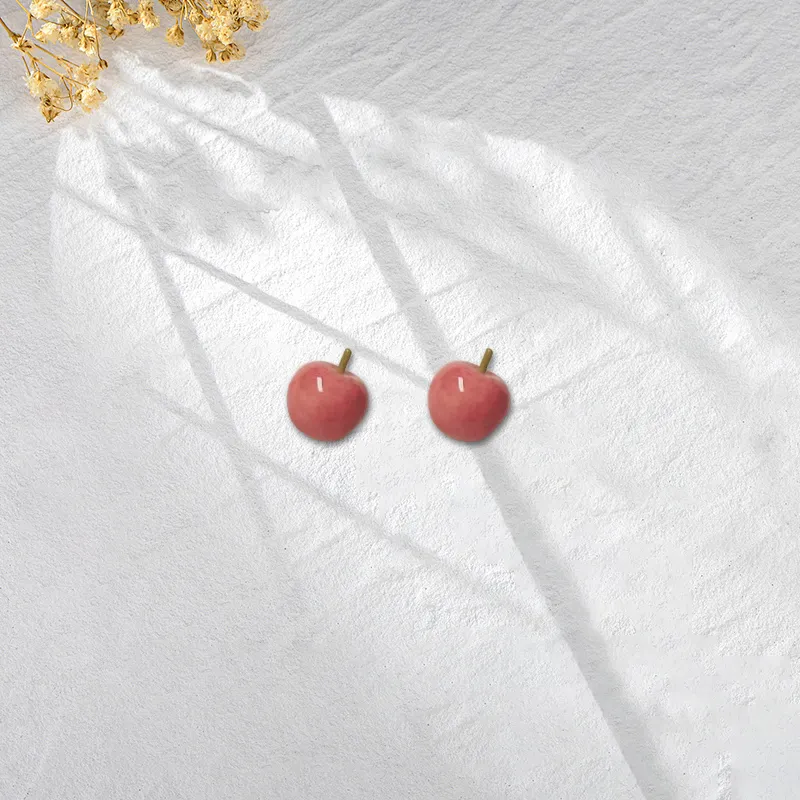 LuluCanaan Glass Stud Earrings Women's-1