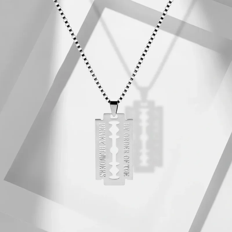 LuluCanaan Titanium Steel Necklaces Men's-1