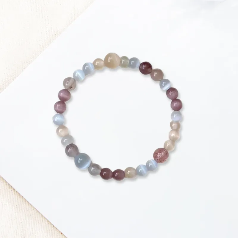 LuluCanaan Glass Cat Eye Bracelets Women's-1