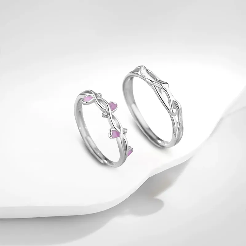 LuluCanaan 925 Sterling Silver Rings Unisex-1