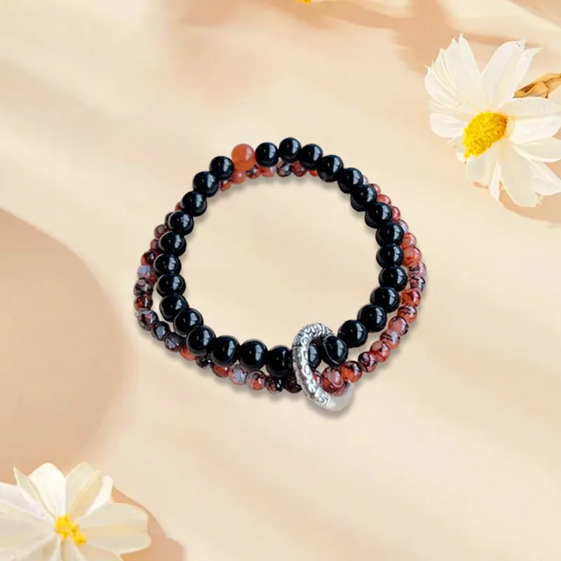 LuluCanaan Glass Cat Eye Bracelets Unisex-1