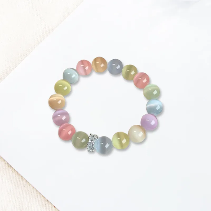 LuluCanaan Glass Cat Eye Bracelets Women's-1