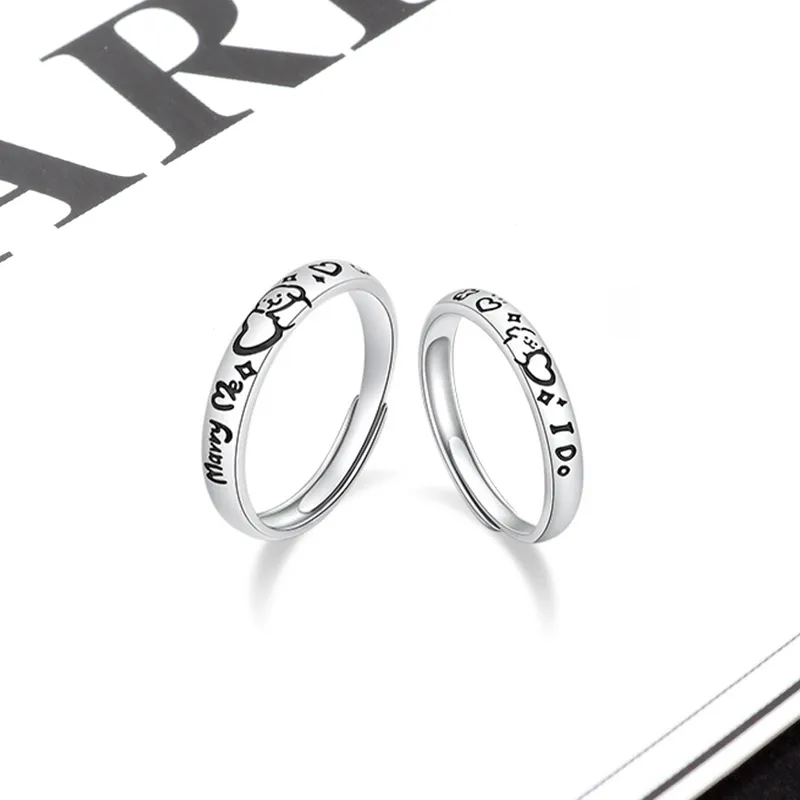 LuluCanaan 999 Fine Silver Rings Unisex-1