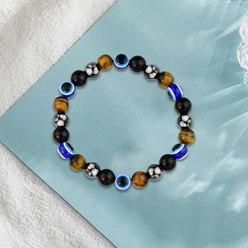 LuluCanaan Glass Cat Eye Bracelets Unisex-2