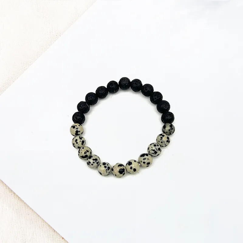 LuluCanaan Volcanic Stone Bracelets Unisex-1