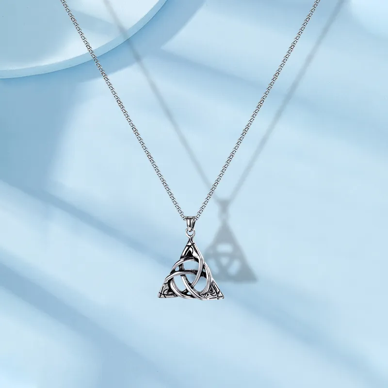 LuluCanaan Titanium Steel Necklaces Men's-1