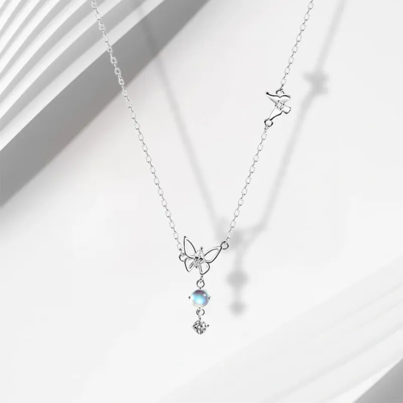 LuluCanaan Glass Cat Eye Necklaces Women's-1