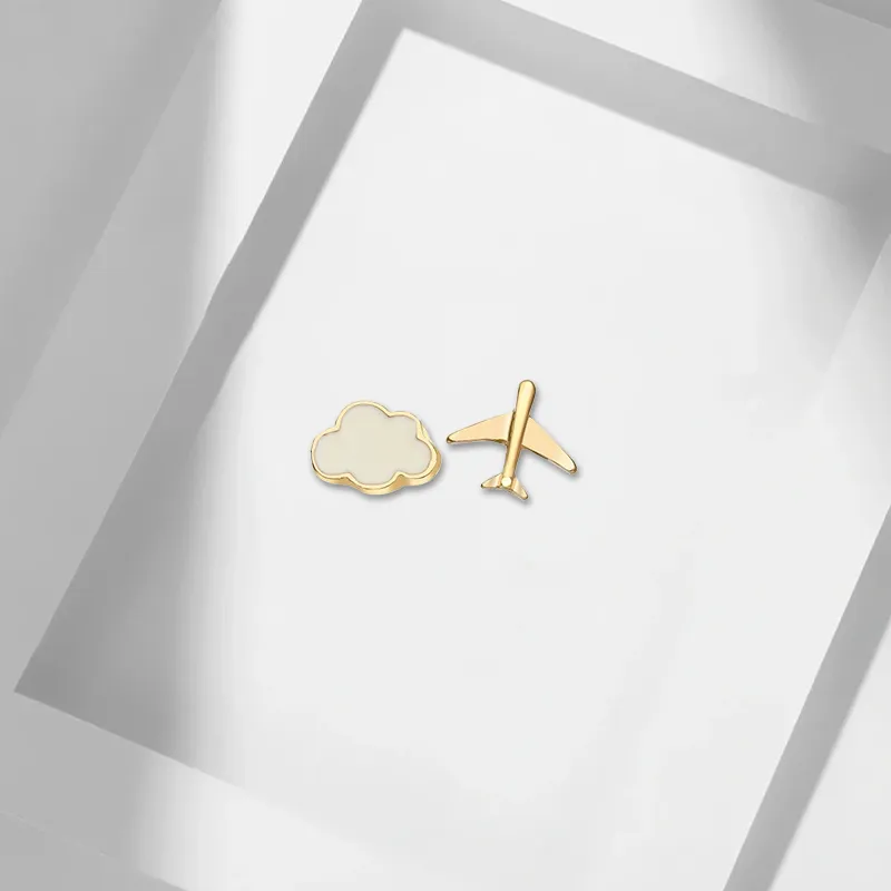 LuluCanaan Alloy Stud Earrings Women's-2