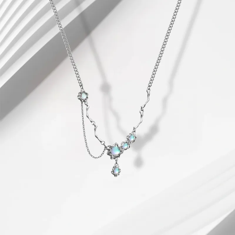 LuluCanaan Glass Cat Eye Necklaces Women's-1
