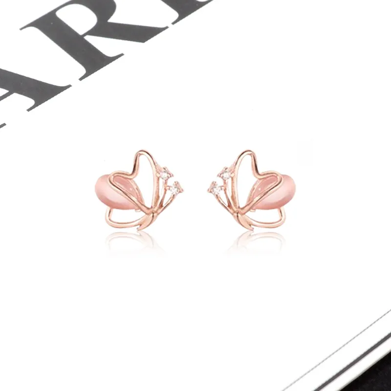 LuluCanaan Alloy Stud Earrings Women's-2