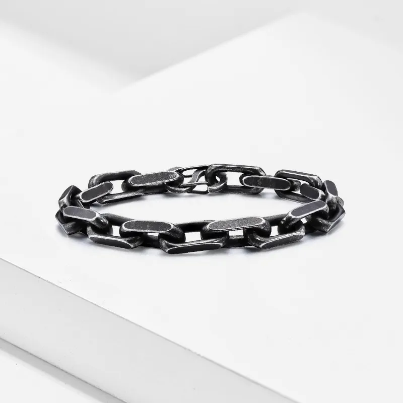 LuluCanaan Titanium Steel Bracelets Men's-2