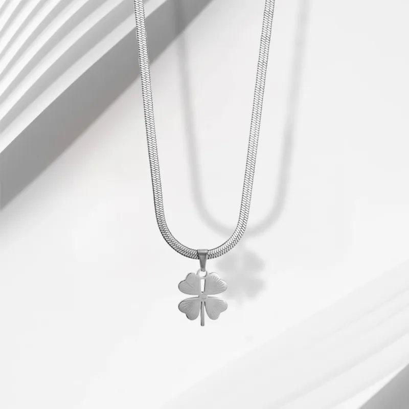LuluCanaan Titanium Steel Necklaces Women's-1