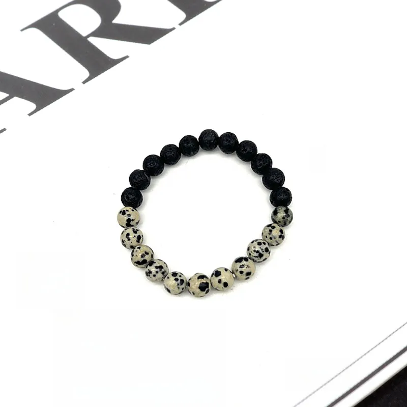 LuluCanaan Volcanic Stone Bracelets Unisex-2
